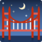 Bridge at Night emoji on Facebook